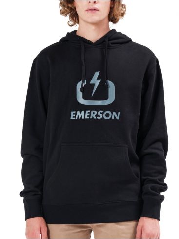 EMERSON Ανδρικό μαύρο φούτερ 212.EM20.01 BLACK
