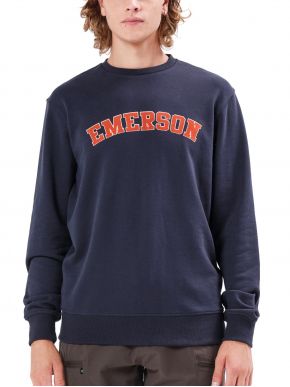 More about EMERSON Men's navy blue sweatshirt. 20-212.EM20.19 NAVY BLUE
