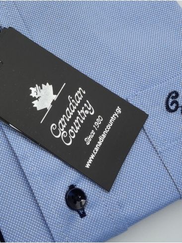 CANADIAN COUNTRY Ανδρικό γαλάζιο μακρυμάνικο πουκάμισο