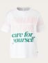 S.OLIVER Women's olive short sleeve jersey T-shirt 2112030-7928