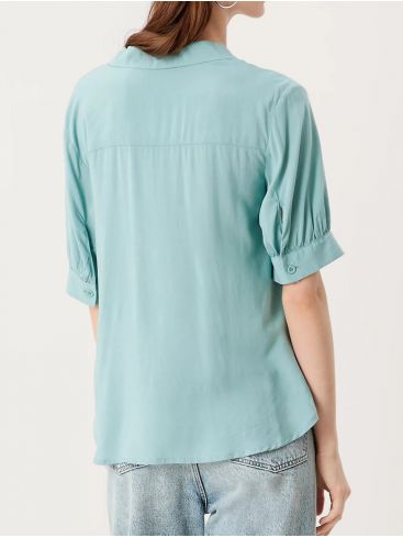S.OLIVER Γυναικείο εκρού κοντομάνικη μπλούζα 2111801-0200