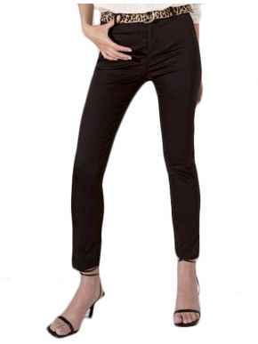 SARAH LAWRENCE Γυναικείο  μαύρο τσίνος παντελόνι 2-300200 BLACK