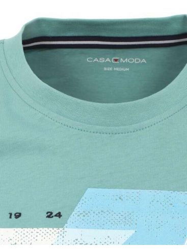 CASA MODA Ανδρική τυρκουάζ κοντομάνικη μπλούζα t-shirt