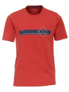 More about CASA MODA Ανδρική κόκκινη κοντομάνικη μπλούζα t-shirt (έως 7XL)