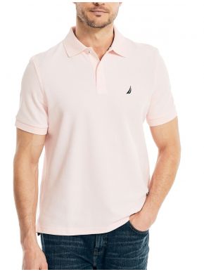 NAUTICA Ανδρικό ρόζ κοντομάνικο μπλουζάκι πόλο πικέ K25000 6ΑΚ OASIS PINK.