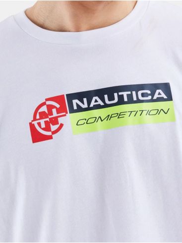 NAUTICA Competition Ανδρικό μαύρο jersey T-Shirt N7F00627 Black