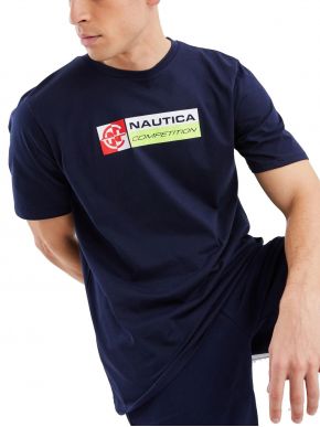 NAUTICA Competition Ανδρικό μπλέ navy T-Shirt N7F00575 DARKNAVY