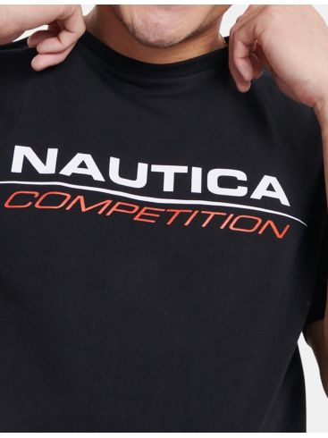NAUTICA Competition Men's black T-Shirt. N7CR0010 BLACK