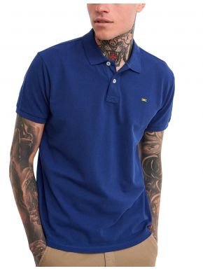 More about FUNKY BUDDHA Men's blue polo short sleeve pique shirt FBM005-001-11 COBALT.