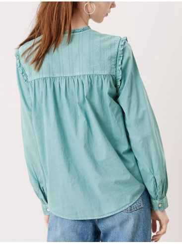 S.OLIVER Γυναικεία φλοράλ πουκαμίσα μπλούζα 2111797- 41A2 Soft Rose