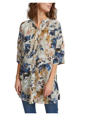 FRANSA Women's floral shirt 20404504-201121