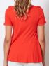 ANNA RAXEVSKY Women's coral short sleeved blouse B21118 CORAL