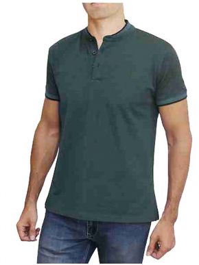 FORESTAL Ανδρικό πράσινο κοντομάνικο μπλουζάκι 741-626 (έως 7XL)