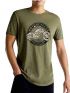 FORESTAL MAN Men's olive short-sleeved t-shirt 701-242