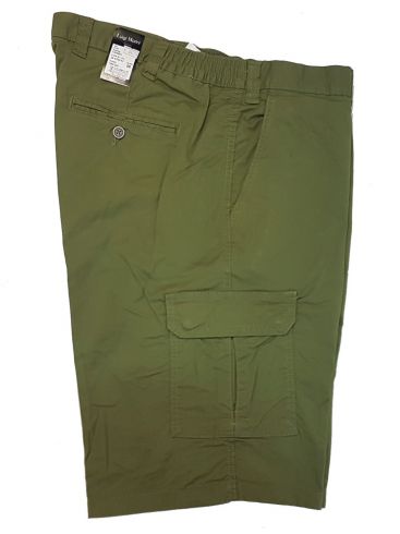 LUIGI MORINI Men's olive classic chinos shorts 38-4263 / 43