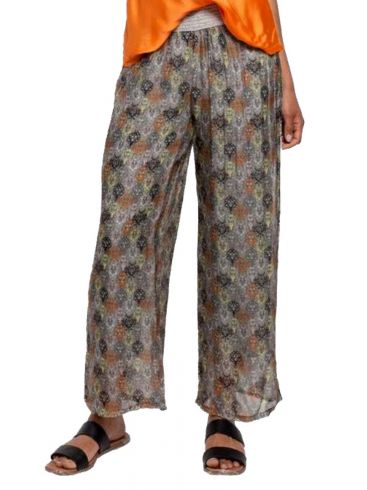M MADE BY ITALY Women's multicolor trousers 11 / 8897ADGO