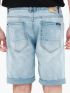 BASEHIT Men's light blue jeans elastic shorts 221.BM45.198 LIGHT BLUE