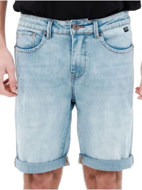 More about BASEHIT Men's light blue jeans elastic shorts 221.BM45.198 LIGHT BLUE