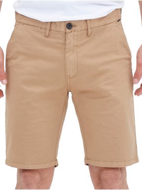 BASEHIT Men's beige elastic tsinos shorts 221.BM46.92 BEIGE