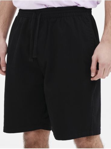 BASEHIT Men's black shorts 221.BM48.96 BLACK