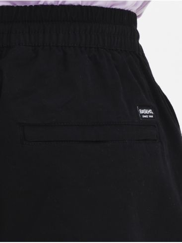 BASEHIT Men's black shorts 221.BM48.96 BLACK
