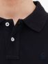 BASEHIT Mens black short sleeve pique polo shirt 221.BM35.68GD BLACK