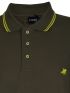 US GRAND POLO Men's olive short sleeve pique polo shirt