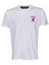 US GRAND Ανδρικό λευκό κοντομάνικο T-Shirt μπλουζάκι