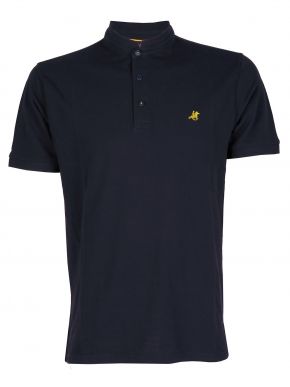 US GRAND Ανδρικό μπλέ navy κοντομάνικο T-Shirt μπλουζάκι μάο USP340 Blu