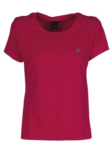 US GRAND POLO Γυναικεία κόκκινη κοντομάνικη μπλούζα T-shirt