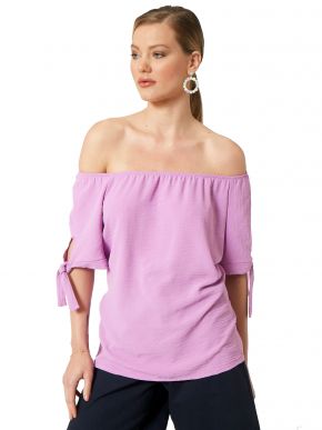 More about ANNA RAXEVSKY Lilac blouse B22125 LILA