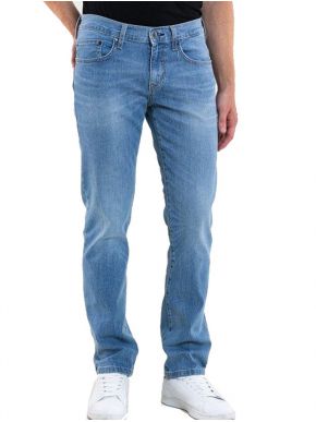 BIG STAR Men's elastic slim fit blue jeans  TOBIAS SLIM 295 BLUE