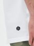 BASEHIT Mens white short sleeve pique polo shirt 221.BM35.68GD WHITE