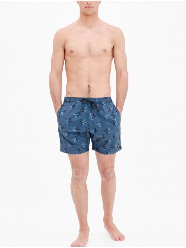 BASEHIT Men's blue shorts swimsuit 221.BM504.33 PR 287 NAVY BLUE