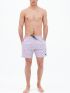 BASEHIT Men's blue shorts swimsuit 221.BM504.33 PR 287 LILAC