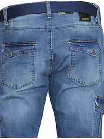 KOYOTE JEANS Men's cargo elastic jeans 511-159