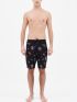 BASEHIT Men's shorts swimsuit 221.BM524.24CR PR 286 BLACK