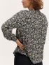 FRANSA Women's long-sleeve mao knit blouse 20610953 201363