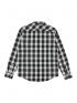 LOSAN Men's black and white long sleeve shirt. 100% Cotton. 221-3000AL