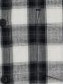 LOSAN Ανδρικό ασπρόμαυρο μακρυμάνικο πετσετέ πουκάμισο 221-3000AL