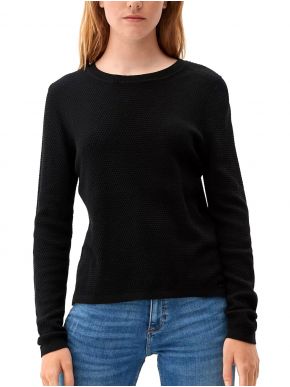 S.OLIVER Women's floral blouse 2αS.OLIVER Women's long sleeve blouse, embossed 2119008.9999 Black111797- 41A2 Soft Rose