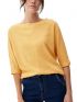 S.OLIVER Γυναικεία πορτοκαλί κοντομάνικη jersey μπλούζα 2114700-02D0