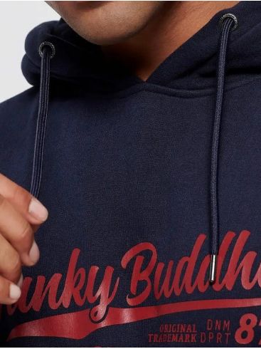 FUNKY BUDDHA Men's sweatshirt FBM006-035-06 DUSTY ROSE