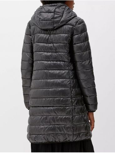 S.OLIVER Women's Glossy Warm Quilted Jacket 2115488.9999 Black