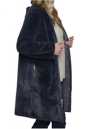 RINO PELLE Dutch women's long coat Senza 7002210 Moonstruck
