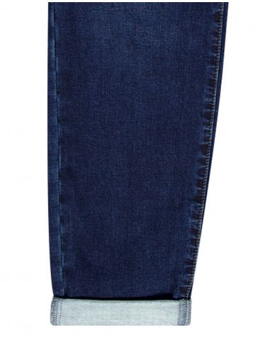 RED BUTTON Ολλανδικό γυναικείο μπλέ ελαστικό παντελόνι τζίν SRB3050 BLUE