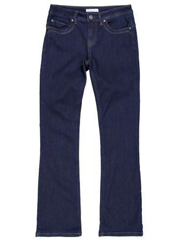 RED BUTTON Women's Blue Bootcut Jeans SRB3905 DARK BLUE