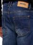 EDWARD Ανδρικό μπλέ πεντάτσεπο bootcut παντελόνι τζίν Benicio 61 Dark Blue