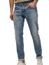 EDWARD Men's five-pocket jeans BALINT 20 MEDIUM GRAY