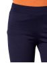 ANNA RAXEVSKY Women's blue plaid elastic pants T21112 BLUE